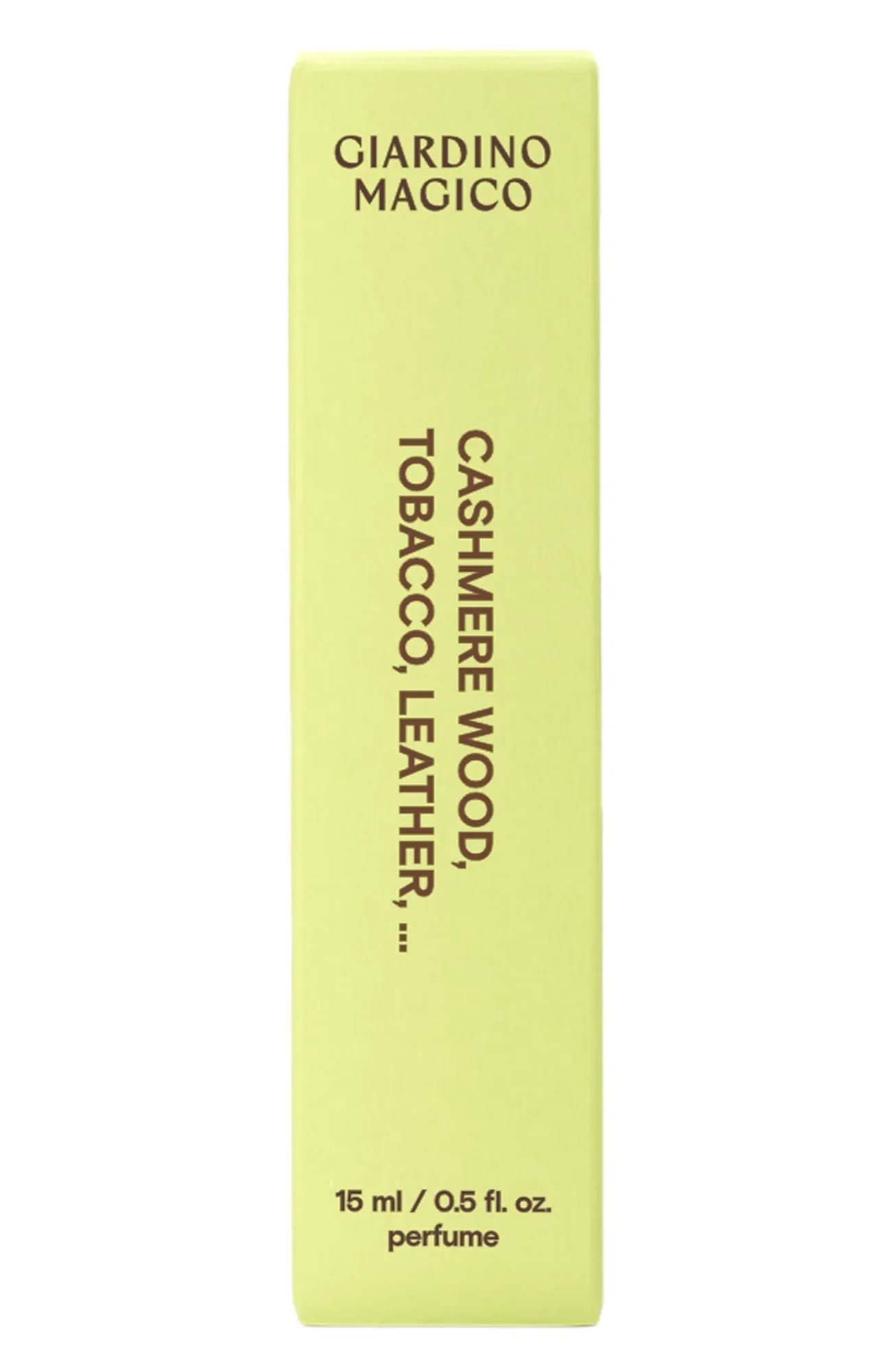 Giardino Magico Концентрированные духи Cashmere Wood Tobacco Leather 15 мл