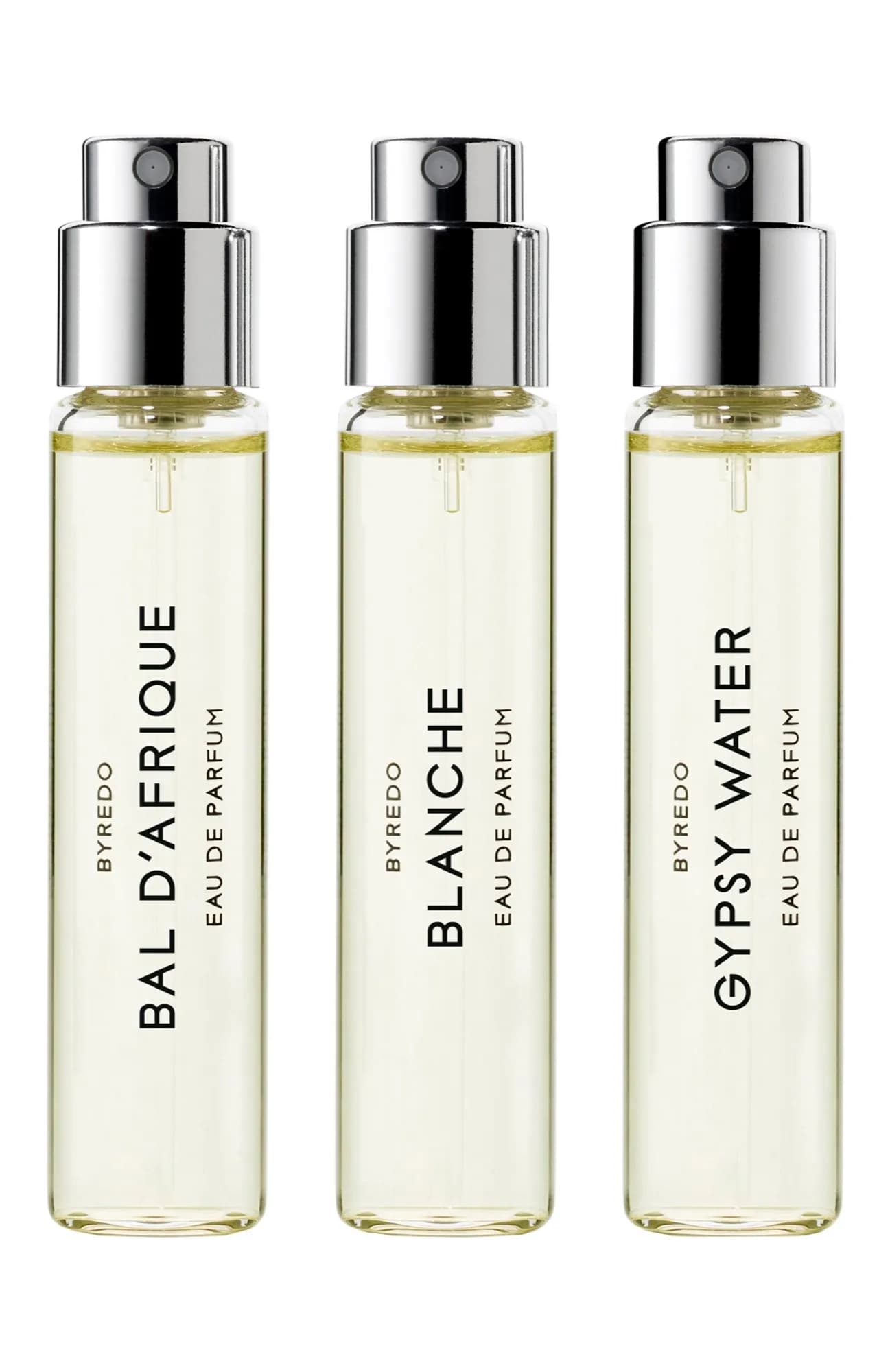 Byredo Парфюмерный набор La Sélection Nomade: Bal d'Afrique, Blanche, Gypsy 3×12 мл